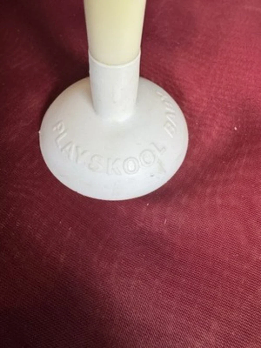 Vintage Playskool Baby Stay Put Big Bird Teether Rattle Suction Cup Baby Toy ~8”